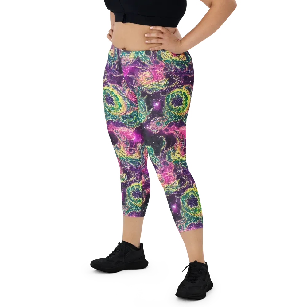 Dreamflare on Capri Leggings — Front