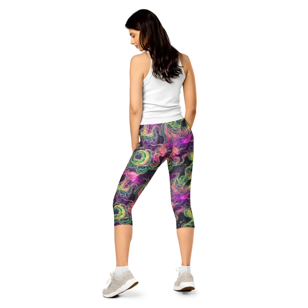 Dreamflare on Capri Leggings — Back