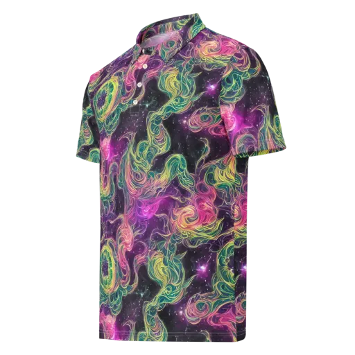 Dreamflare on a Men's Slim Fit Polo Shirt
