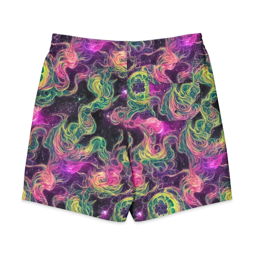 Dreamflare on Men's Board Shorts — Back