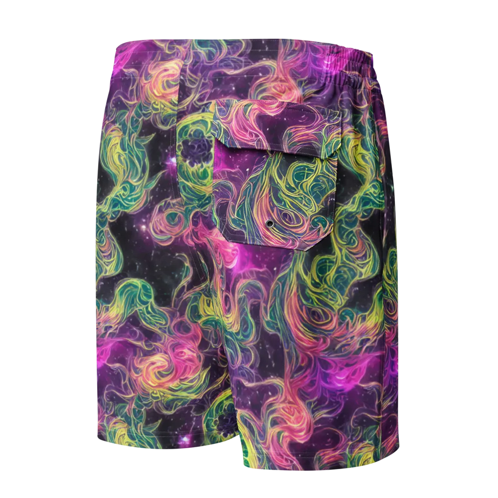 Dreamflare on Men's Board Shorts — Back
