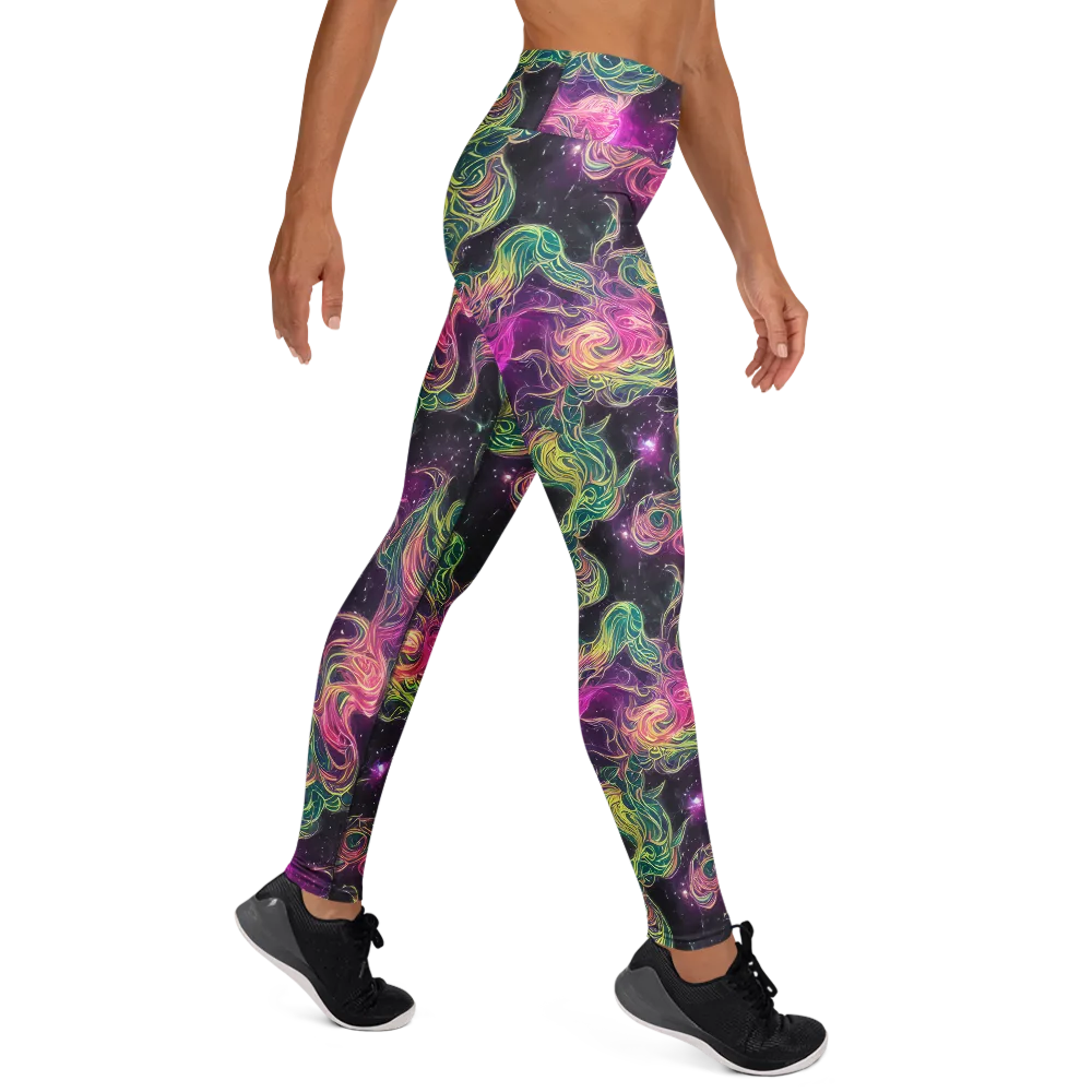Dreamflare on Yoga Leggings — Right