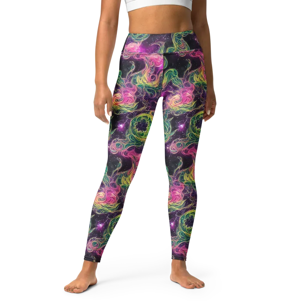 Dreamflare on Yoga Leggings — Front