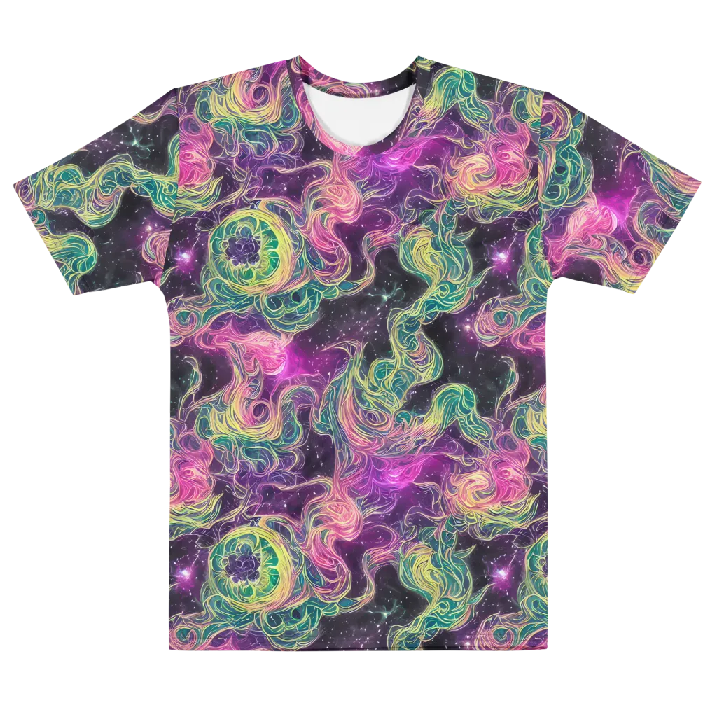 Dreamflare on Men's Cotton Crew Neck T-Shirt — Front