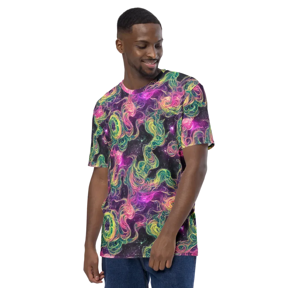 Dreamflare on Men's Crew Neck T-Shirt — Left