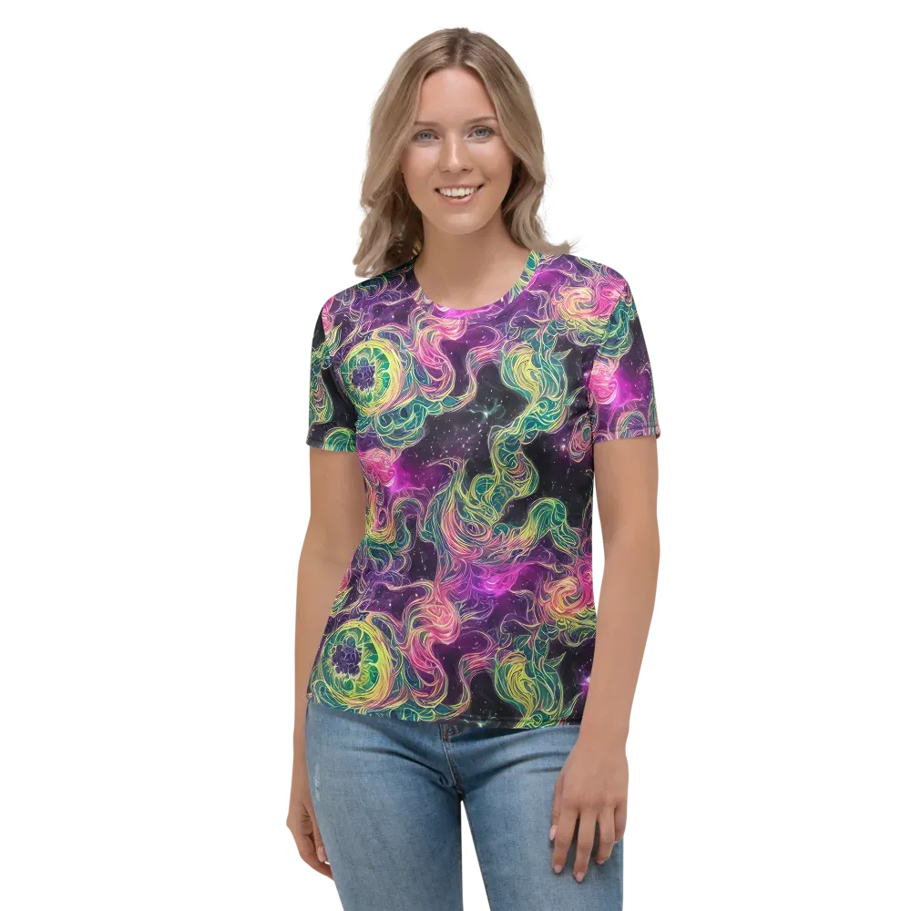 Dreamflare on Women's Crew Neck T-Shirt — Front