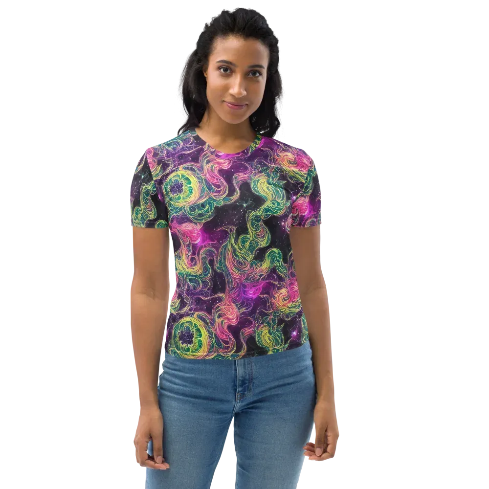Dreamflare on Women's Crew Neck T-Shirt — Front