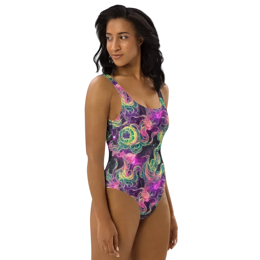 Dreamflare on One-Piece Swimsuit — Right