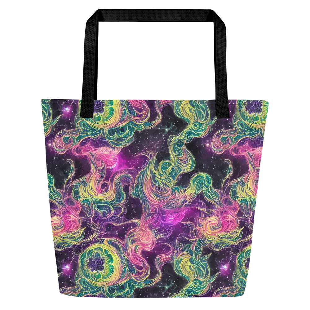 Dreamflare on Large Tote Bag W/ Pocket — Front