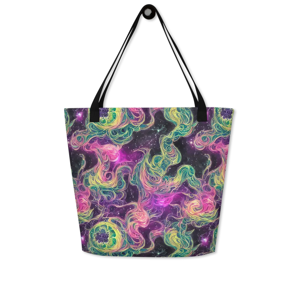 Dreamflare on Large Tote Bag W/ Pocket — Front