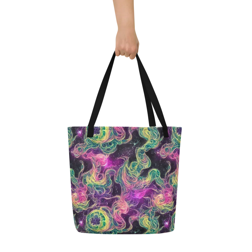 Dreamflare on Large Tote Bag W/ Pocket — Front