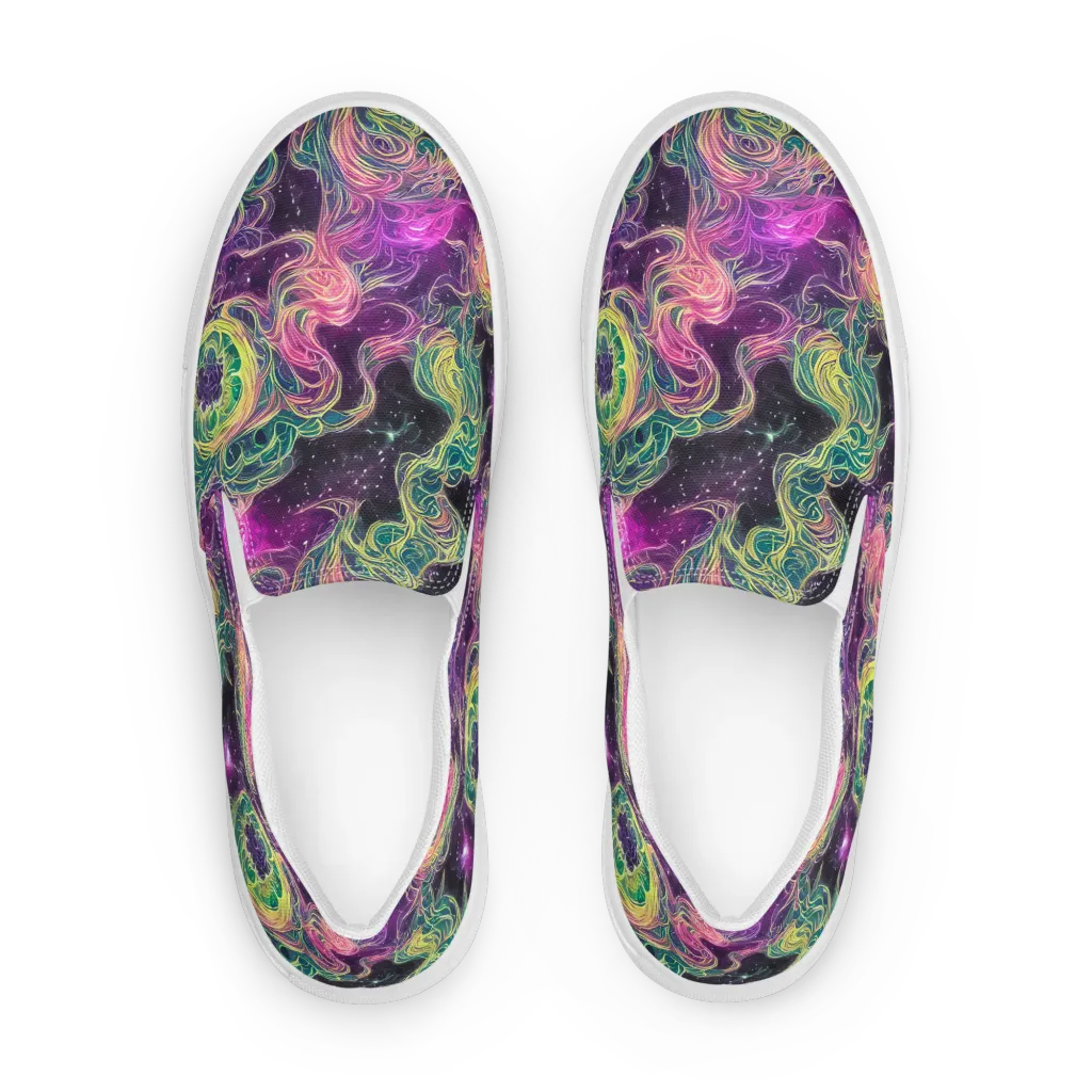 Dreamflare on Women's Slip-On Canvas Shoes — Front