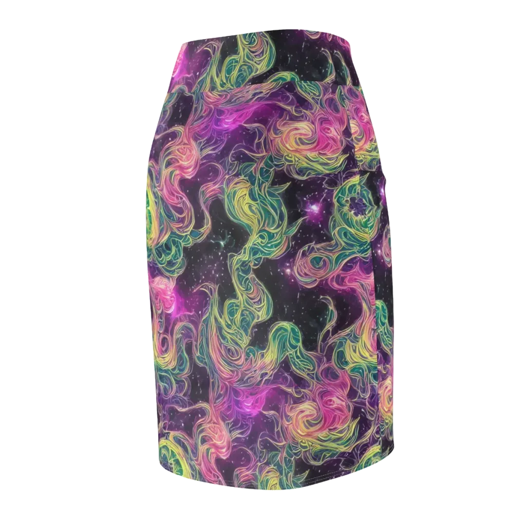 Dreamflare on Pencil Skirt — Back Side
