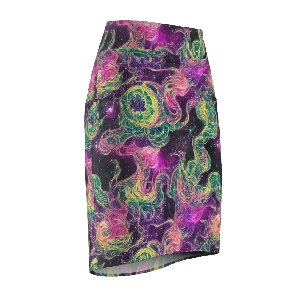 Dreamflare on Pencil Skirt — Front Side