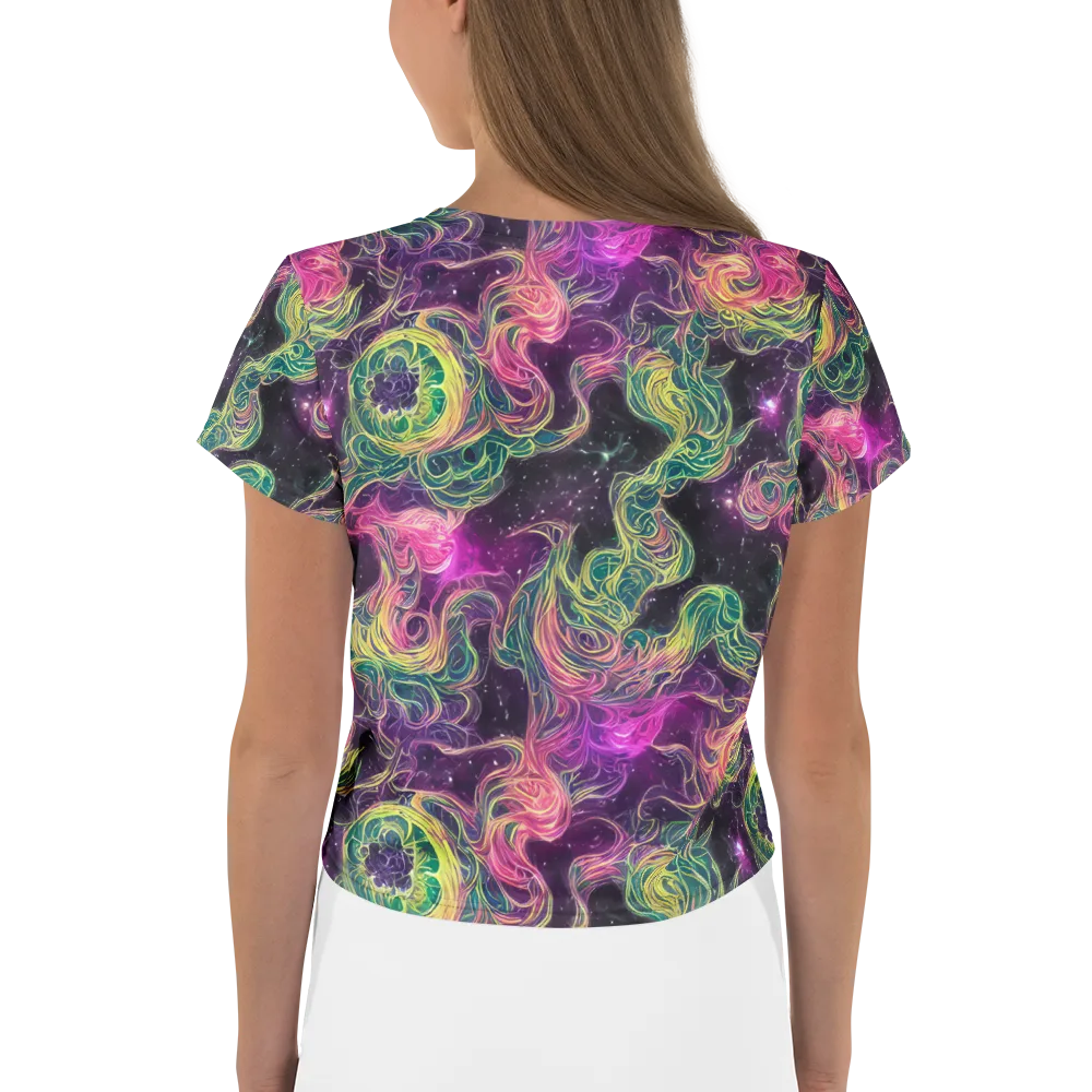 Dreamflare on Crop Tee — Back
