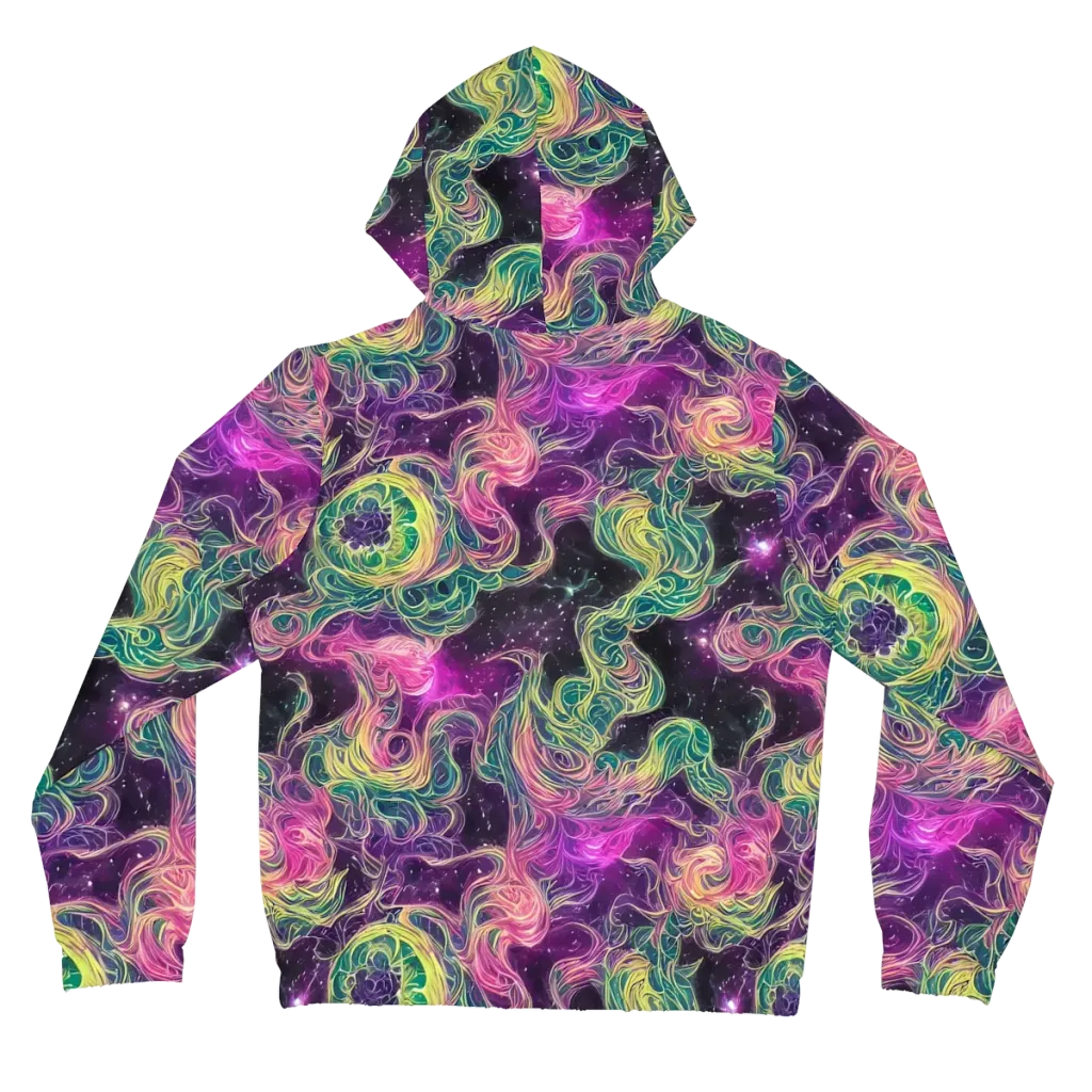 Dreamflare on Women's Full-Zip Hoodie — Back