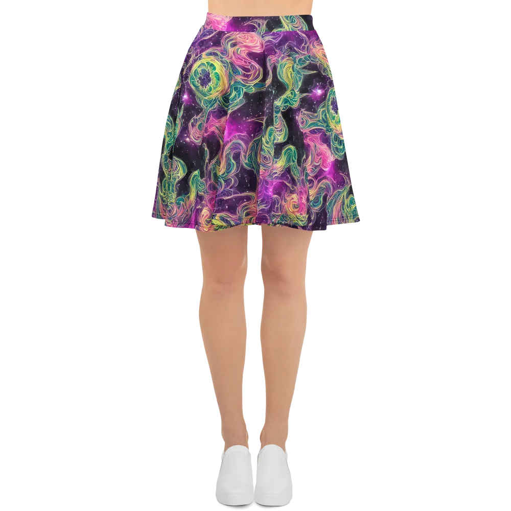 Dreamflare on Skater Skirt — Front