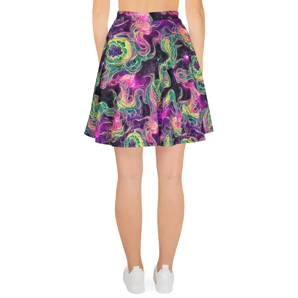 Dreamflare on Skater Skirt — Back