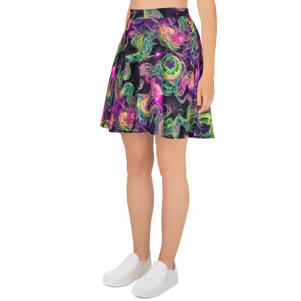 Dreamflare on Skater Skirt — Left