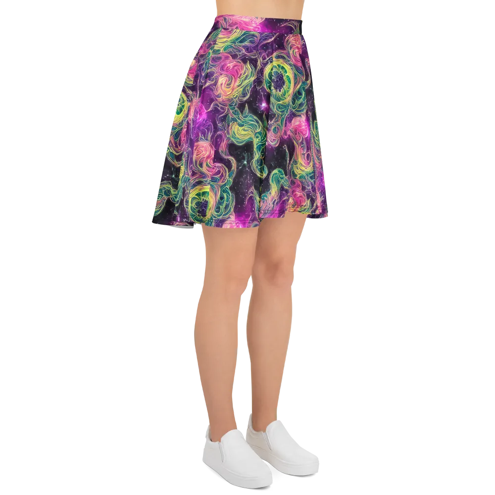 Dreamflare on Skater Skirt — Right