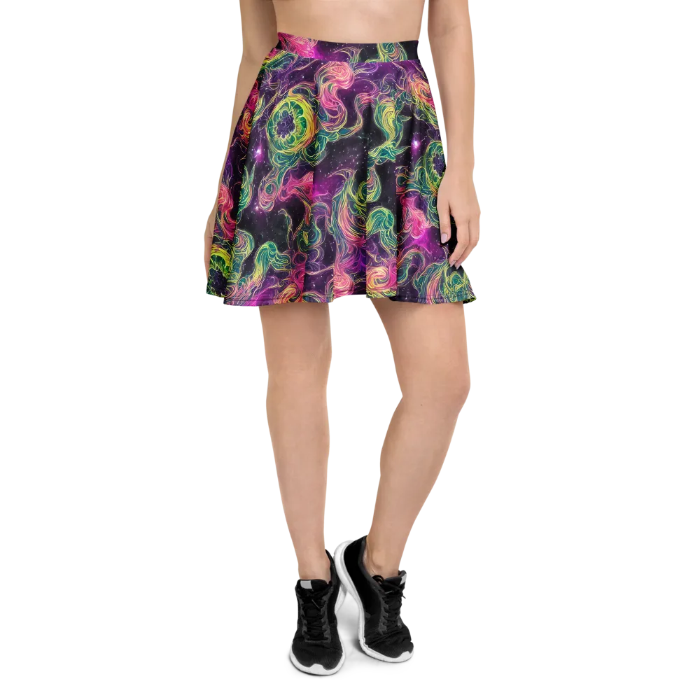 Dreamflare on Skater Skirt — Front