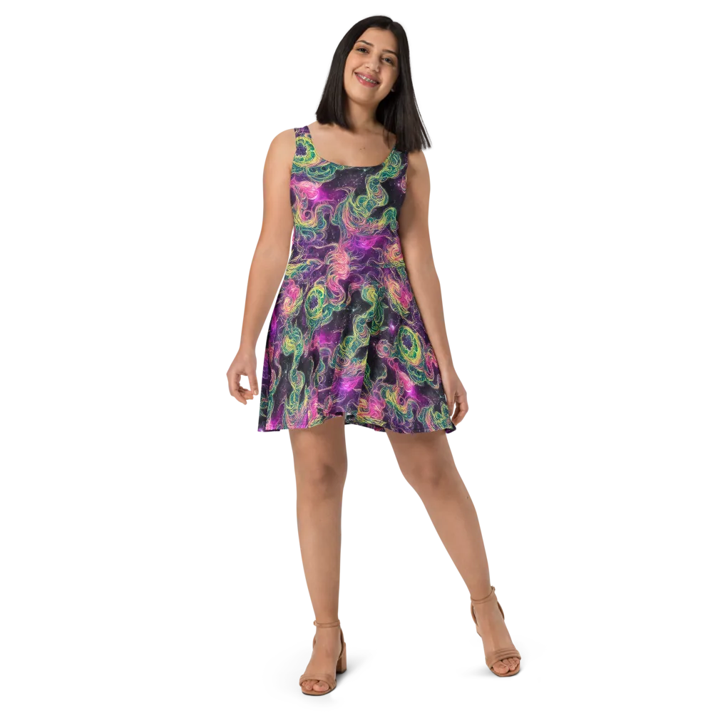 Dreamflare on Skater Dress — Front