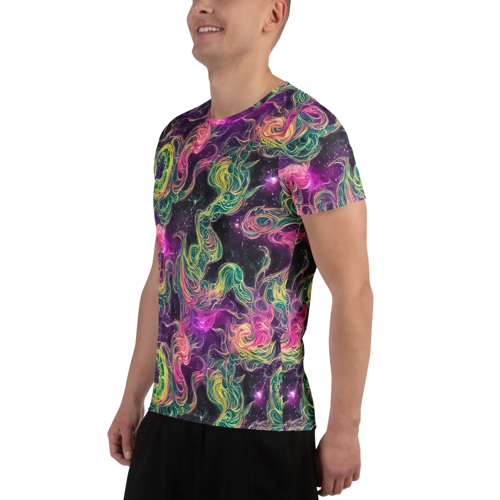 Dreamflare on Men's Athletic T-Shirt — Left