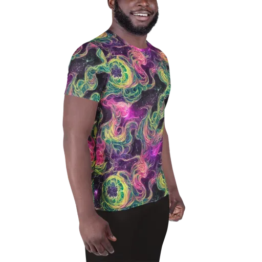 Dreamflare on a Men's Athletic T-Shirt