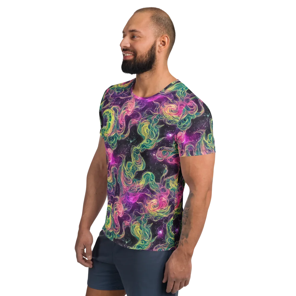 Dreamflare on Men's Athletic T-Shirt — Left