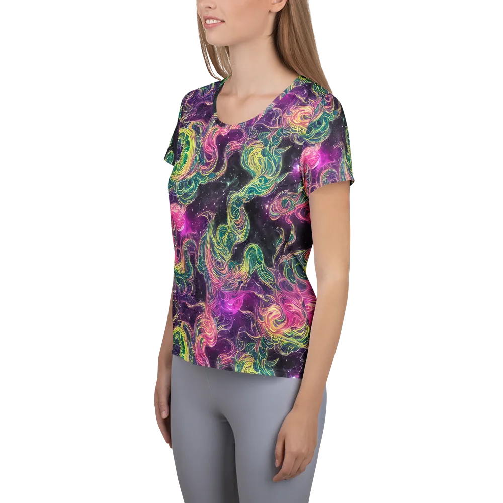 Dreamflare on Women's Athletic T-Shirt — Left