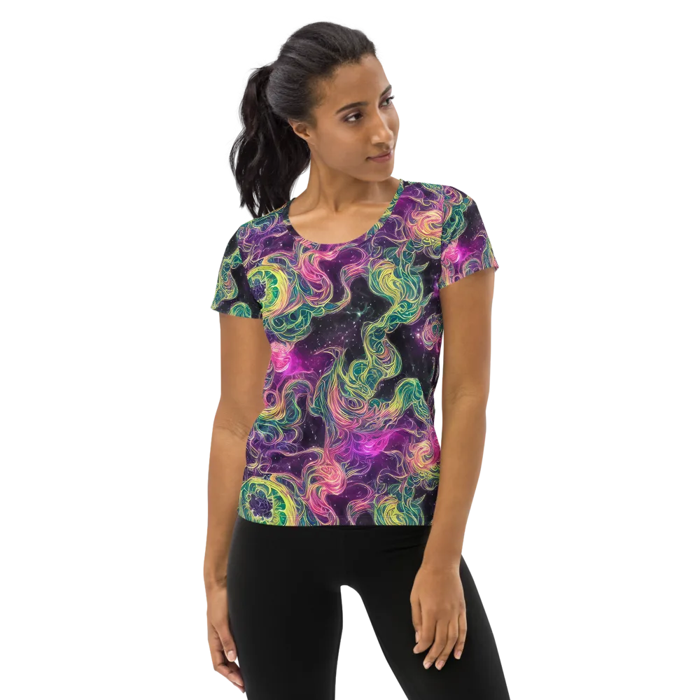Dreamflare on Women's Athletic T-Shirt — Front