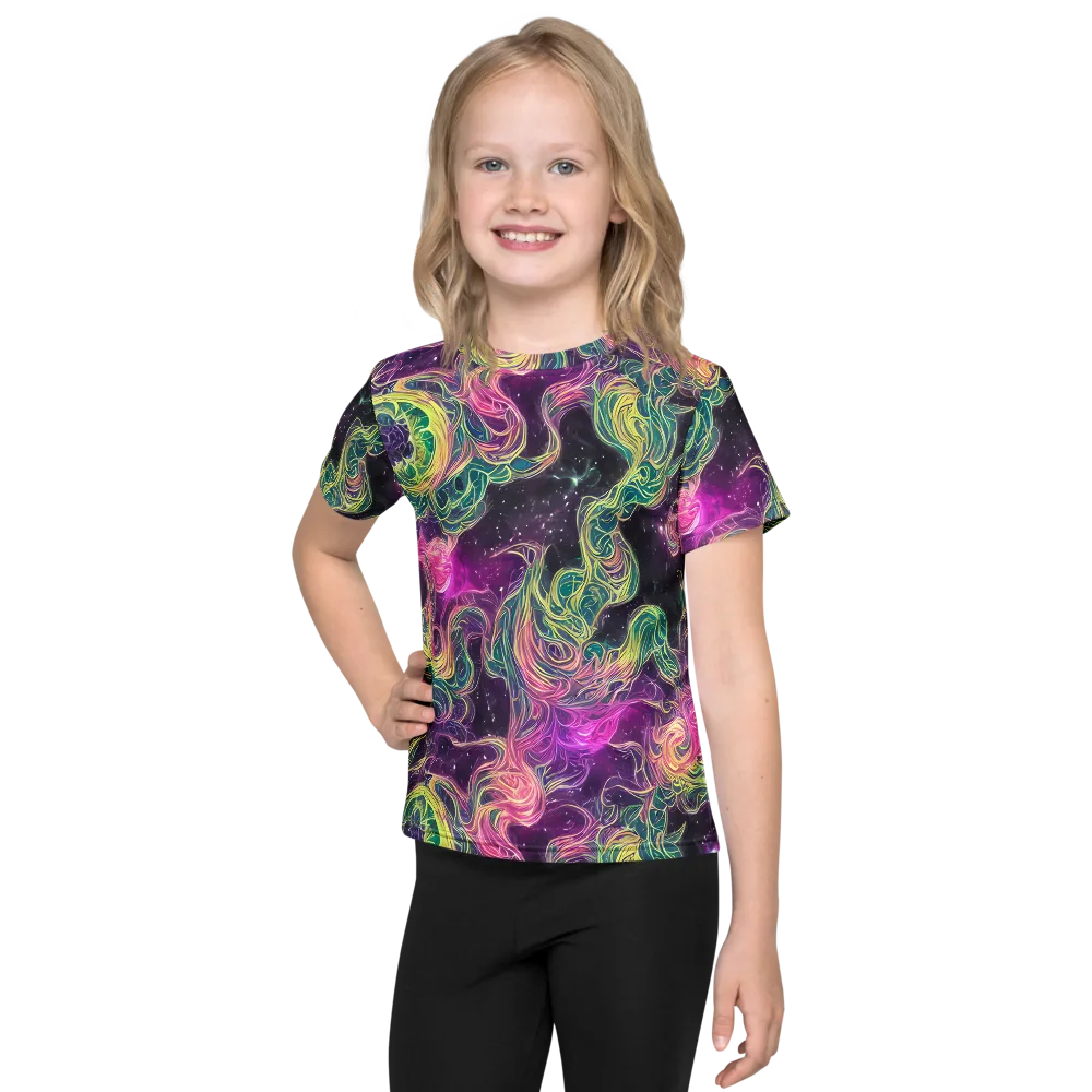 Dreamflare on Kids Crew Neck T-Shirt — Front