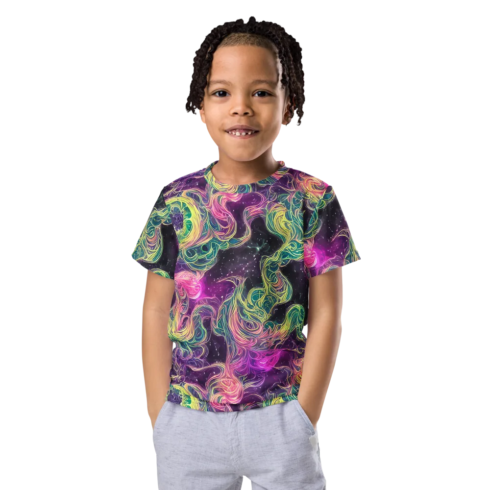Dreamflare on Kids Crew Neck T-Shirt — Front