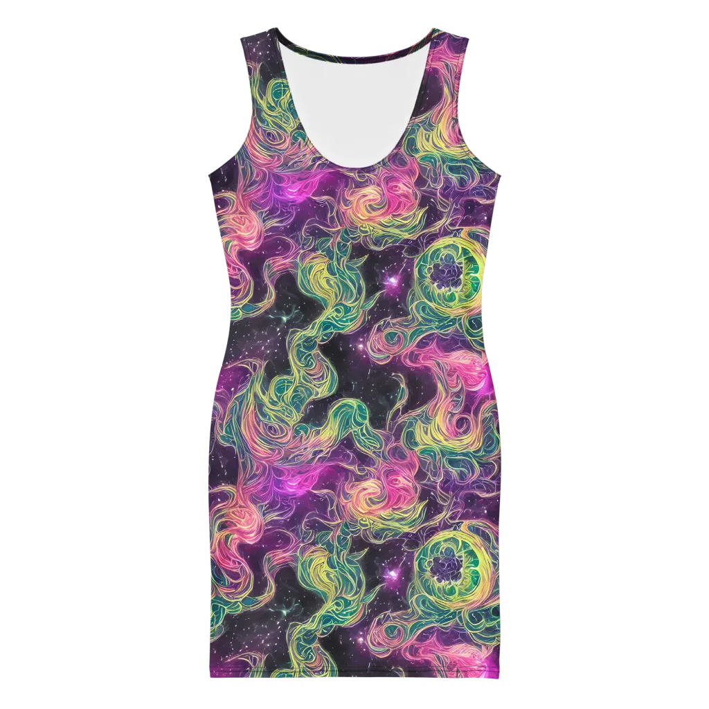 Dreamflare on Bodycon Dress — Front