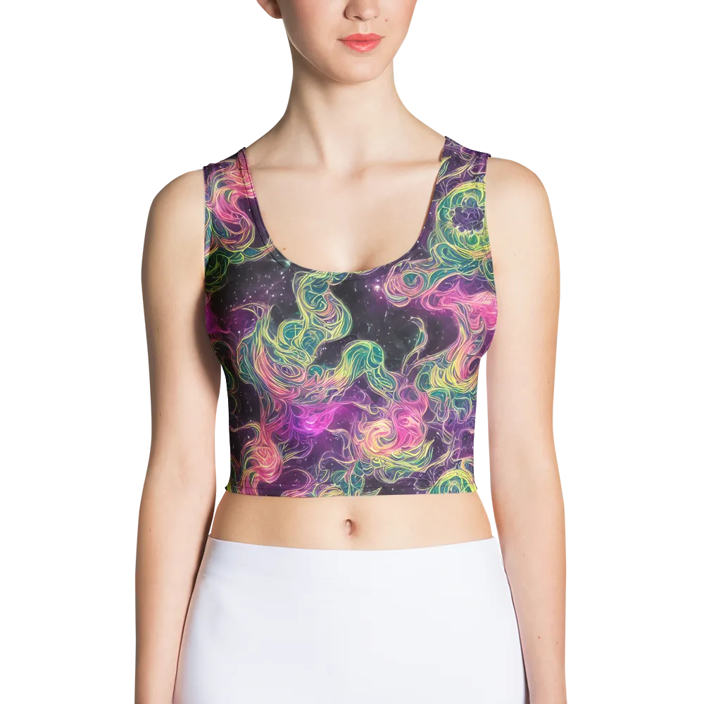 Dreamflare on Crop Top — Front