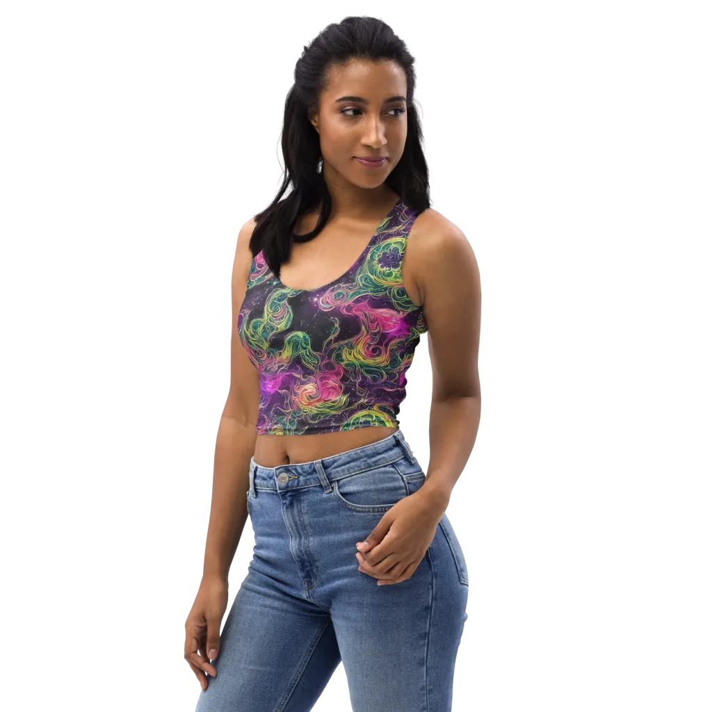 Dreamflare on Crop Top — Left Front