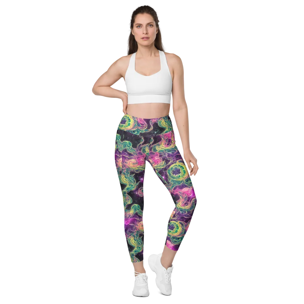 Dreamflare on Leggings with Pockets — Front
