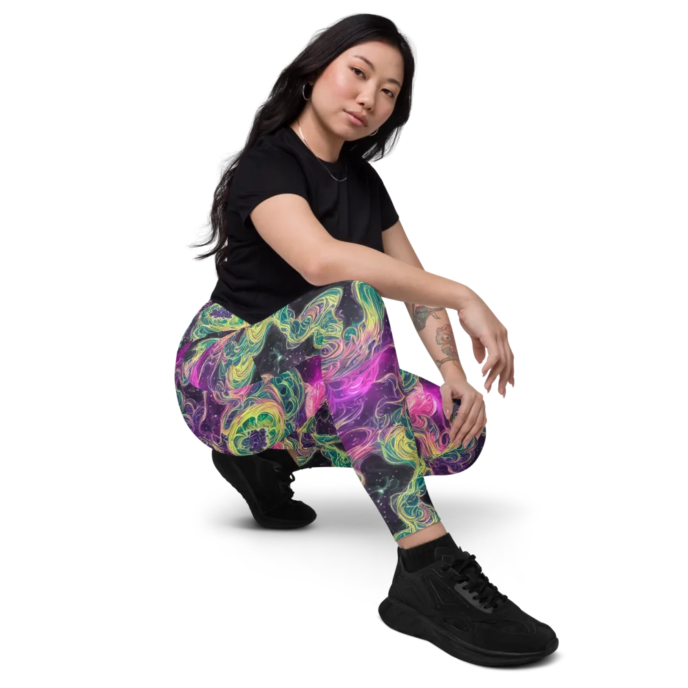 Dreamflare on Leggings with Pockets — Right Front