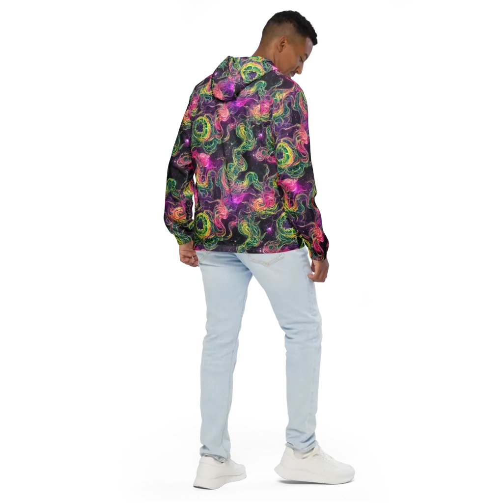 Dreamflare on Men's Windbreaker — Back