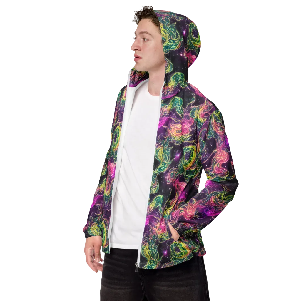 Dreamflare on Men's Windbreaker — Left Front