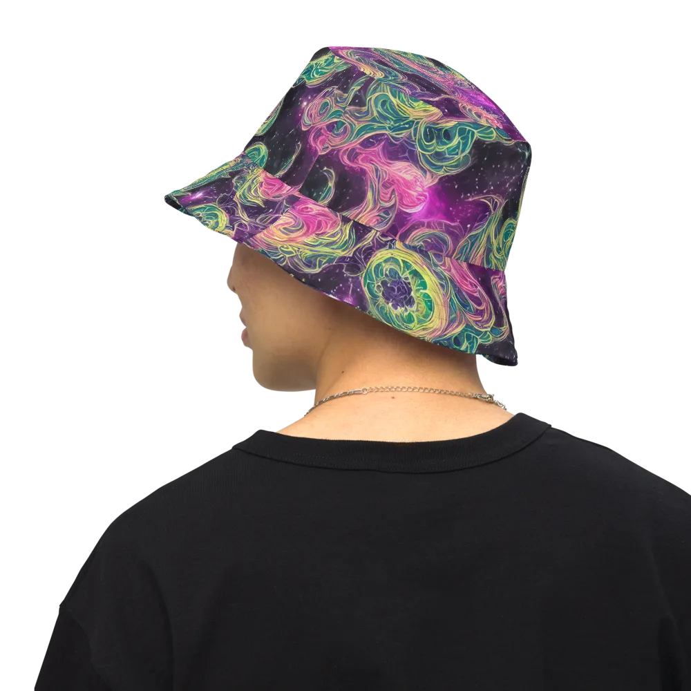 Dreamflare on Reversible Bucket Hat — Back Inside