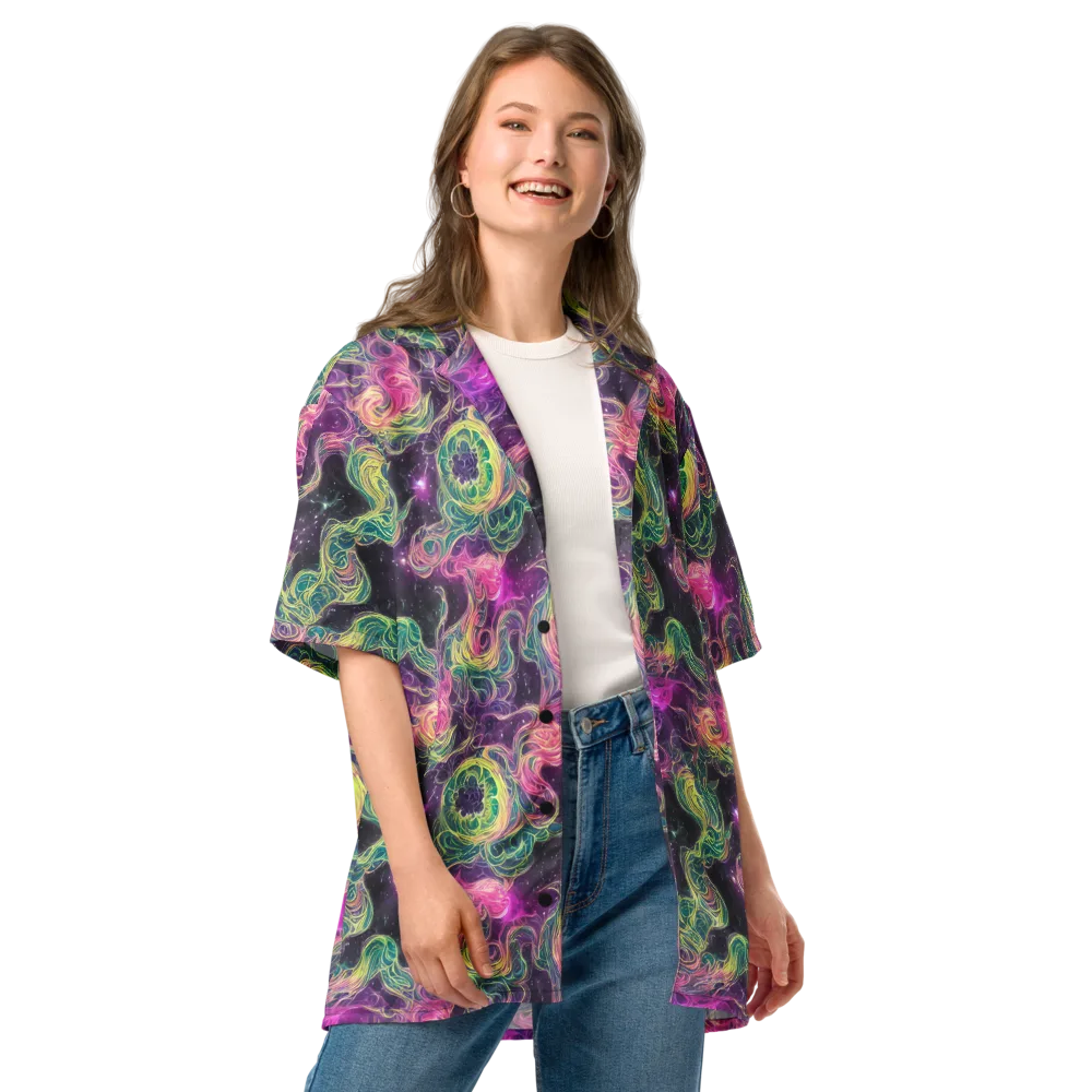 Dreamflare on Button Shirt — Front