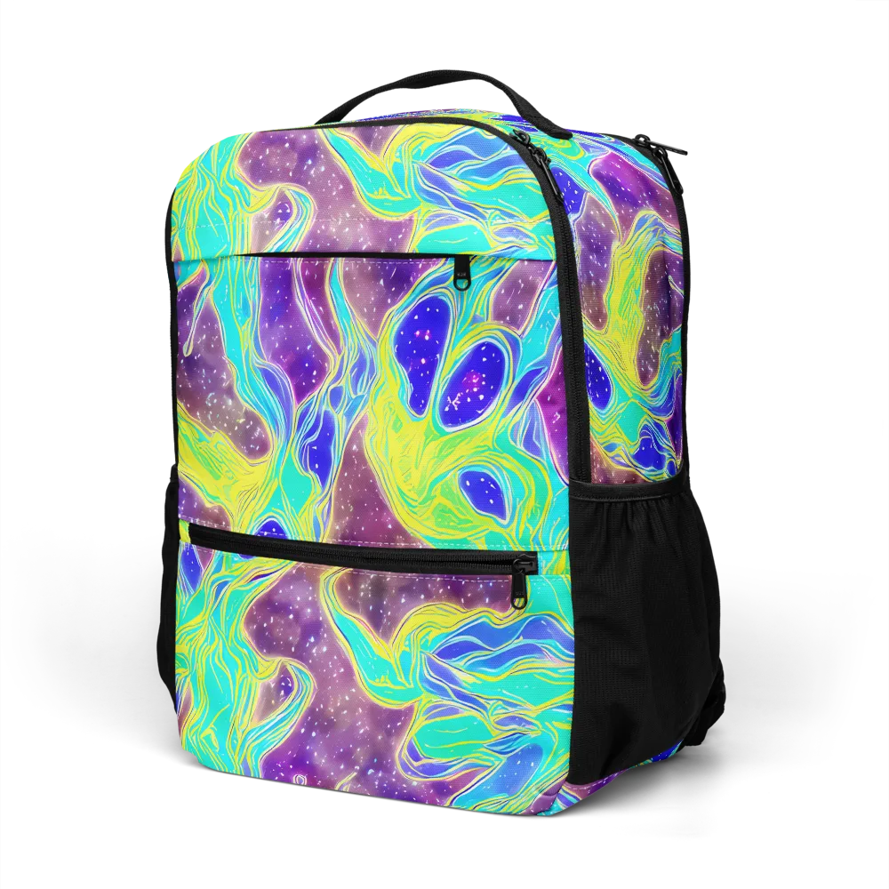 Galactic Marble on Utility Backpack — Left Front