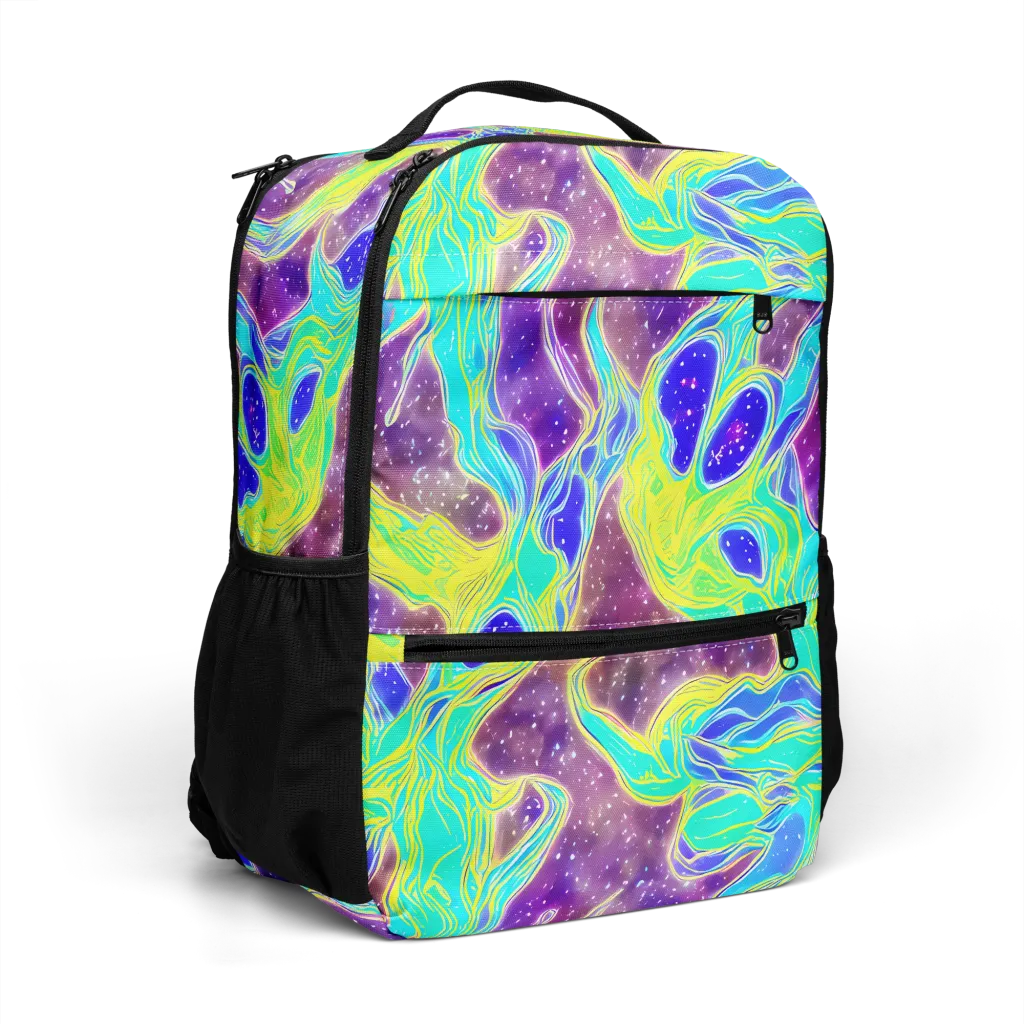 Galactic Marble on Utility Backpack — Right Front