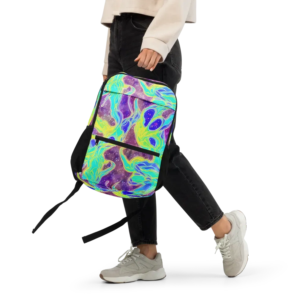 Galactic Marble on Utility Backpack — Front