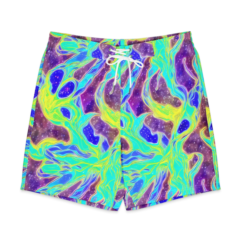 Galactic Marble on Men's Board Shorts — Front