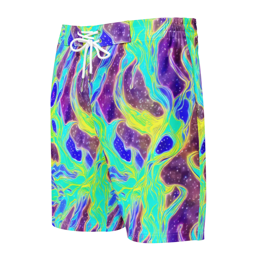 Galactic Marble on Men's Board Shorts — Front