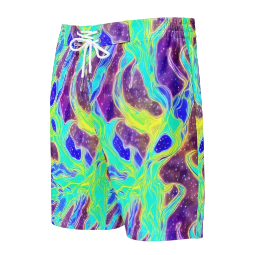 Galactic Marble on a Men's Board Shorts