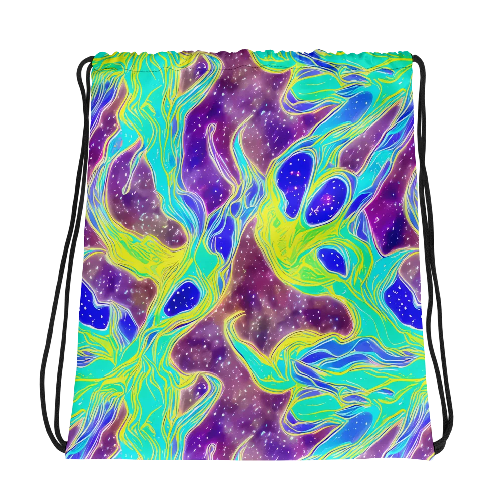 Galactic Marble on Drawstring Bag — Photo