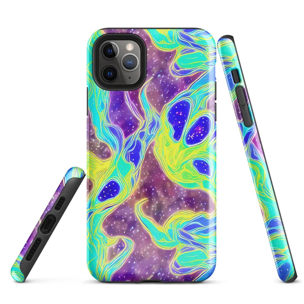 Galactic Marble on Tough Case for iPhone® — Front